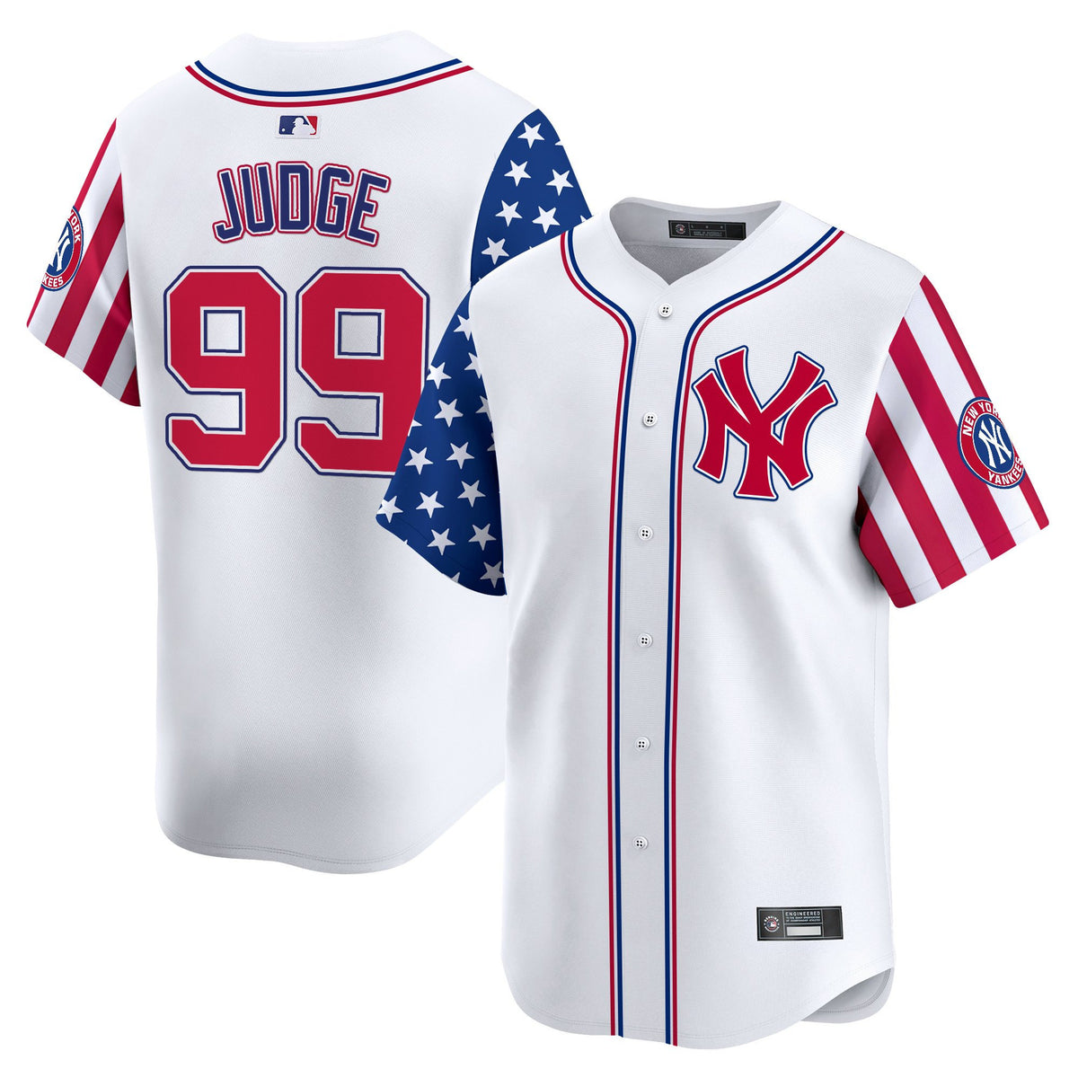 Men s New York Yankees 2025 Independence Day Vapor Premier Limited Jersey All Stitched