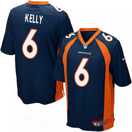 Mens 2017 Nfl Draft Denver Broncos 6 Chad Kelly Navy Blue Alternate Stitched Nfl Nike Elite Jersey