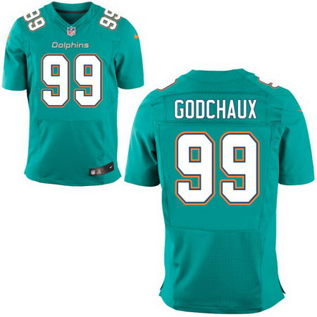 Mens 2017 Nfl Draft Miami Dolphins 99 Davon Godchaux Green Team Color Stitched Nfl Nike Elite Jersey