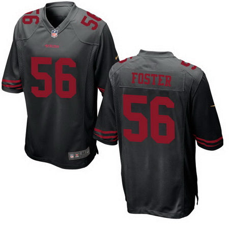 Mens 2017 Nfl Draft San Francisco 49ers 56 Reuben Foster Black Alternate Stitched Nfl Nike Game Jersey