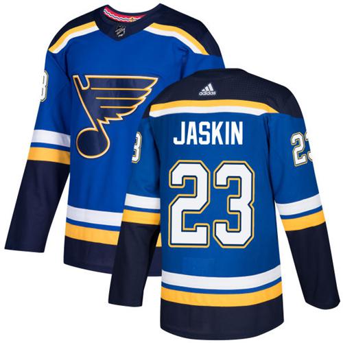 Mens Adidas St Louis Blues 23 Dmitrij Jaskin Blue Home Authentic Stitched Nhl Jersey