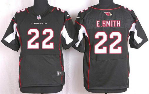 Mens Arizona Cardinals 22 Emmitt Smith Black Retired Player Nfl Nike Elite Jersey