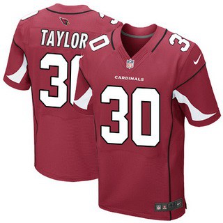 Mens Arizona Cardinals 30 Stepfan Taylor Red Team Color Nfl Nike Elite Jersey