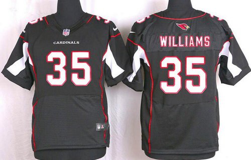 Mens Arizona Cardinals 35 Aeneas Williams Black Retired Player Nfl Nike Elite Jersey