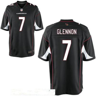 Mens Arizona Cardinals 7 Mike Glennon Black Alternate Stitched Nfl Nike Elite Jersey