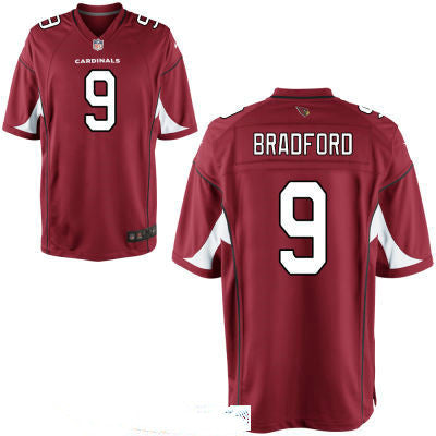 Mens Arizona Cardinals 9 Sam Bradford Red Team Color Stitched Nfl Nike Game Jersey
