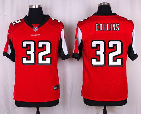 Mens Atlanta Falcons 32 Jalen Collins Red Team Color Nfl Nike Elite Jersey