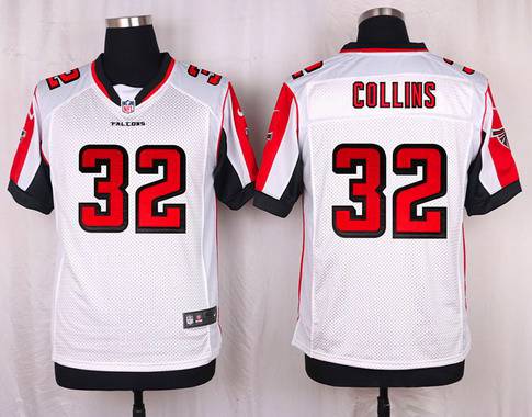 Mens Atlanta Falcons 32 Jalen Collins White Road Nfl Nike Elite Jersey