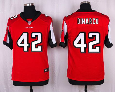 Mens Atlanta Falcons 42 Patrick Dimarco Red Team Color Nfl Nike Elite Jersey