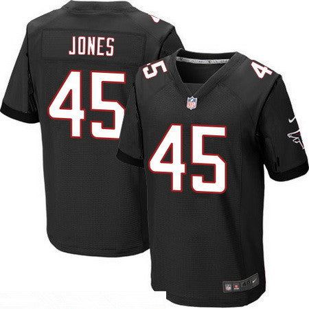 Mens Atlanta Falcons 45 Deion Jones Black Alternate Stitched Nfl Nike Elite Jersey