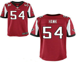 Mens Atlanta Falcons 54 A J Hawk Red Team Color Stitched Nfl Nike Elite Jersey