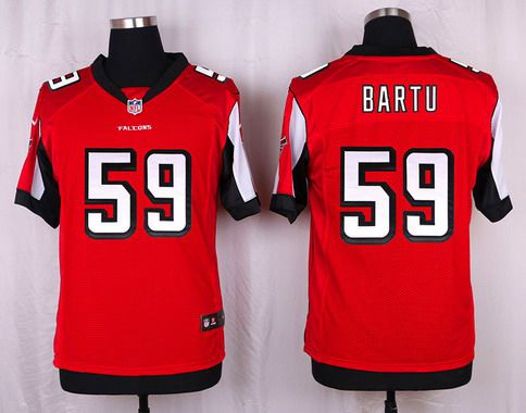 Mens Atlanta Falcons 59 Joplo Bartu Red Team Color Nfl Nike Elite Jersey