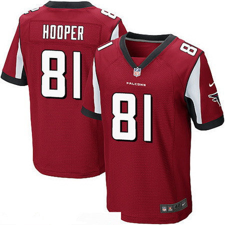 Mens Atlanta Falcons 81 Austin Hooper Red Team Color Stitched Nfl Nike Elite Jersey