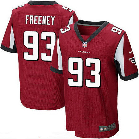 Mens Atlanta Falcons 93 Dwight Freeney Red Team Color Stitched Nfl Nike Elite Jersey
