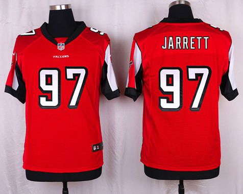 Mens Atlanta Falcons 97 Grady Jarrett Red Team Color Nfl Nike Elite Jersey