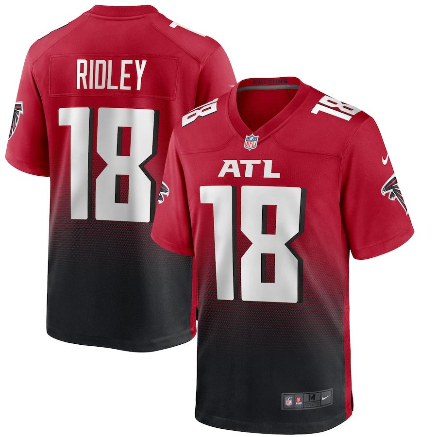 Mens Atlanta Falcons Calvin Ridley Nike Red 2nd Alternate Game Jersey