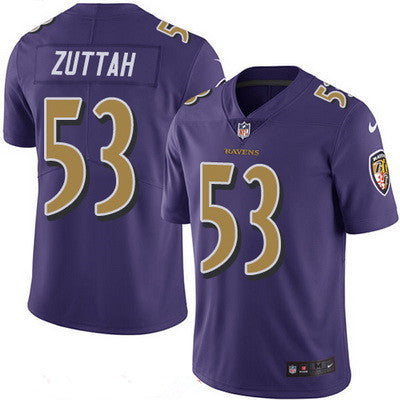 Mens Baltimore Ravens 53 Jeremy Zuttah Purple 2016 Color Rush Stitched Nfl Nike Limited Jersey
