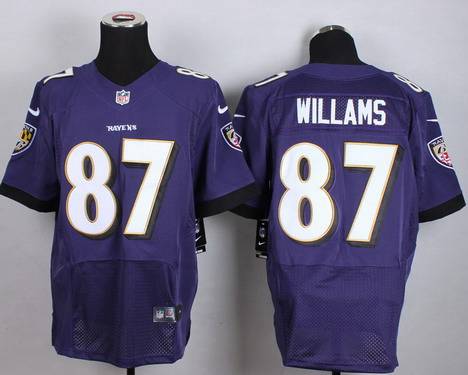 Mens Baltimore Ravens 87 Maxx Williams 2013 Nike Purple Elite Jersey