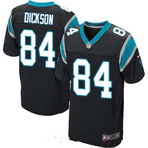 Mens Carolina Panthers 84 Ed Dickson Black Team Color Stitched Nfl Nike Elite Jersey
