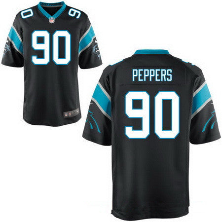 Mens Carolina Panthers 90 Julius Peppers Black Team Color Stitched Nfl Nike Elite Jersey