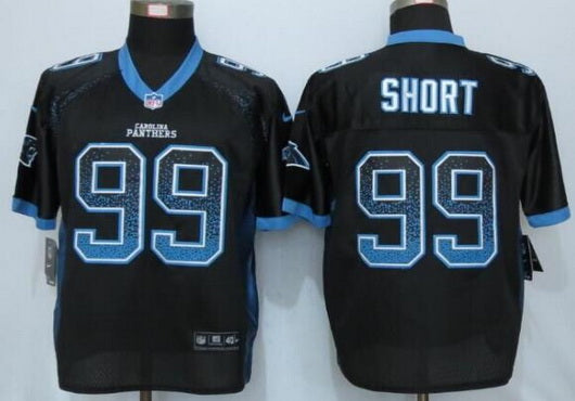 Mens Carolina Panthers 99 Kawann Short Black Drift Fashion Nfl Nike Elite Jersey