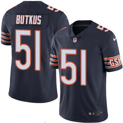 Mens Chicago Bears 51 Dick Butkus Navy Blue 2016 Color Rush Stitched Nfl Nike Limited Jersey