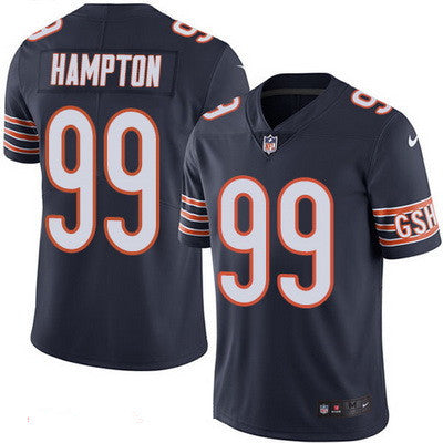Mens Chicago Bears 99 Dan Hampton Navy Blue 2016 Color Rush Stitched Nfl Nike Limited Jersey