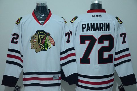 Mens Chicago Blackhawks 72 Artemi Panarin Road White Premier Reebok Hockey Jersey