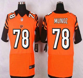 Mens Cincinnati Bengals 78 78 Anthony Munoz Orange Alternate Nfl Nike Elite Jersey