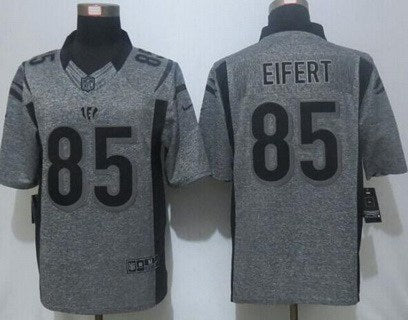 Mens Cincinnati Bengals 85 Tyler Eifert Nike Gray Gridiron 2015 Nfl Gray Limited Jersey