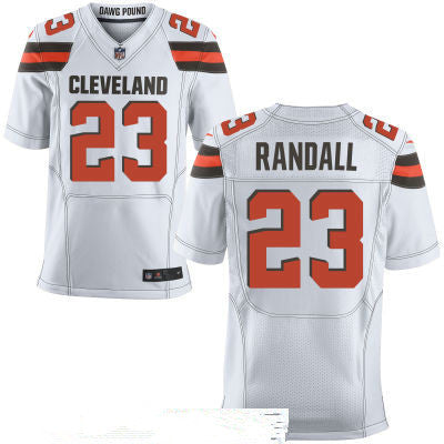 Mens Cleveland Browns 23 Damarious Randall White Road Stitched Nfl Nike Elite Jersey