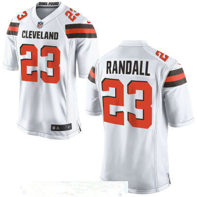 Mens Cleveland Browns 23 Damarious Randall White Road Stitched Nfl Nike Game Jersey