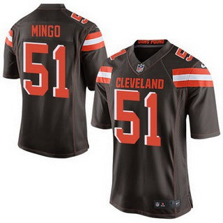 Mens Cleveland Browns 51 Barkevious Mingo Brown Team Color 2015 Nfl Nike Elite Jersey