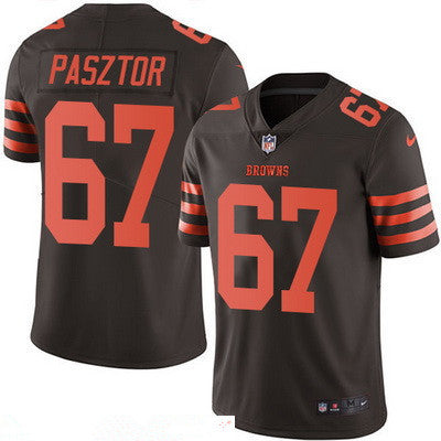 Mens Cleveland Browns 67 Austin Pasztor Brown 2016 Color Rush Stitched Nfl Nike Limited Jersey