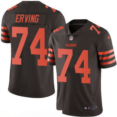 Mens Cleveland Browns 74 Cameron Erving Brown 2016 Color Rush Stitched Nfl Nike Limited Jersey