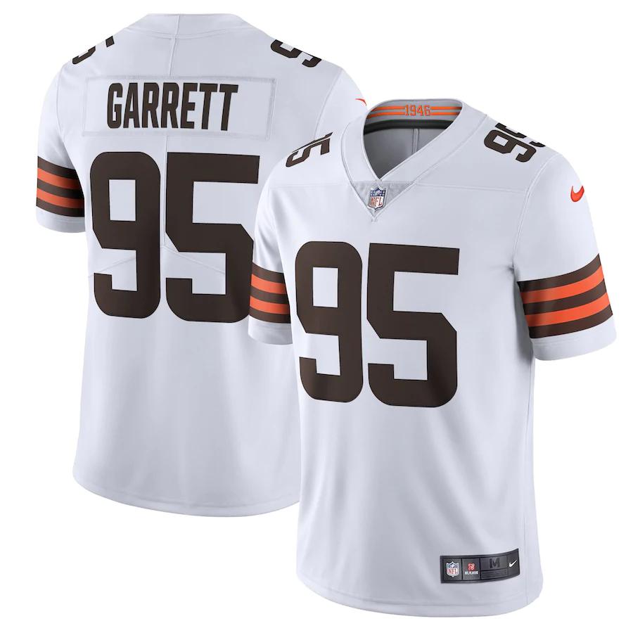 Mens Cleveland Browns Myles Garrett Nike White Vapor Limited Jersey