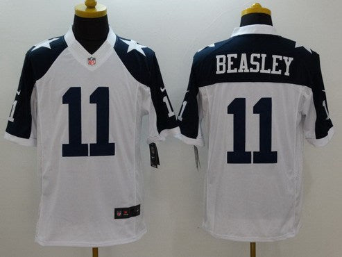 Mens Dallas Cowboys 11 Cole Beasley White Thanksgiving Alternate Nfl Nike Limited Jersey
