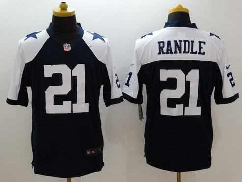 Mens Dallas Cowboys 21 Joseph Randle Navy Blue Thanksgiving Alternate Nfl Nike Limited Jersey