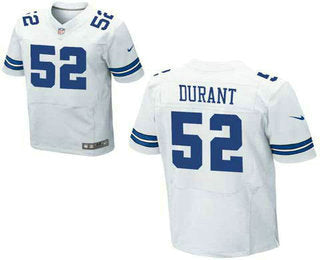 Mens Dallas Cowboys 52 Justin Durant White Road Nfl Nike Elite Jersey