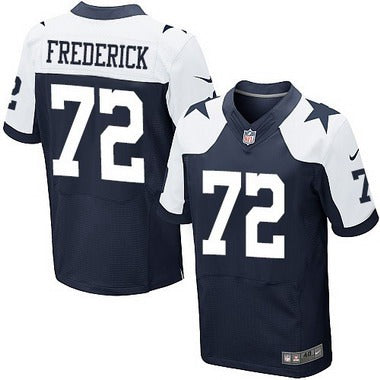 Mens Dallas Cowboys 72 Travis Frederick Navy Blue Thanksgiving Alternate Nfl Nike Elite Jersey