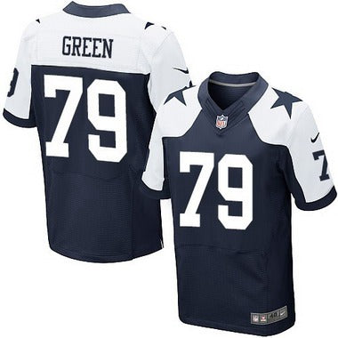 Mens Dallas Cowboys 79 Chaz Green Navy Blue Thanksgiving Alternate Nfl Nike Elite Jersey