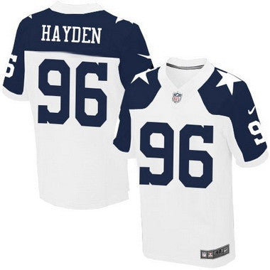 Mens Dallas Cowboys 96 Nick Hayden White Thanksgiving Alternate Nfl Nike Elite Jersey