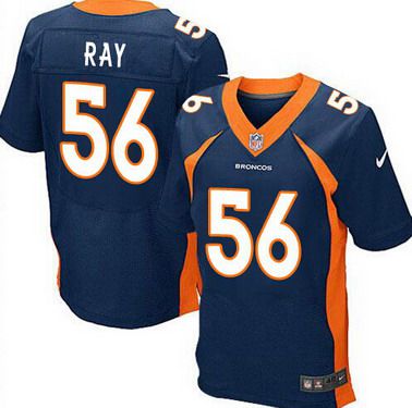 Mens Denver Broncos 56 Shane Ray 2013 Nike Navy Blue Elite Jersey