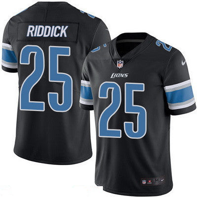 Mens Detroit Lions 25 Theo Riddick Black 2016 Color Rush Stitched Nfl Nike Limited Jersey