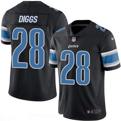 Mens Detroit Lions 28 Quandre Diggs Black 2016 Color Rush Stitched Nfl Nike Limited Jersey