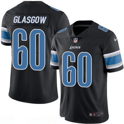Mens Detroit Lions 60 Graham Glasgow Black 2016 Color Rush Stitched Nfl Nike Limited Jersey