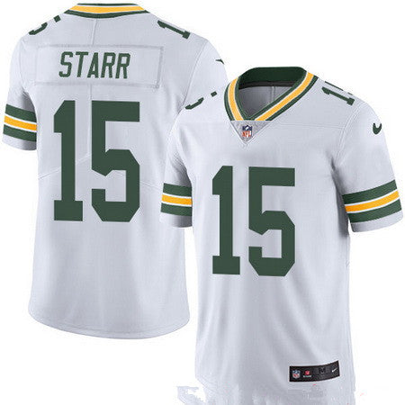Mens Green Bay Packers 15 Bart Starr White 2016 Color Rush Stitched Nfl Nike Limited Jersey
