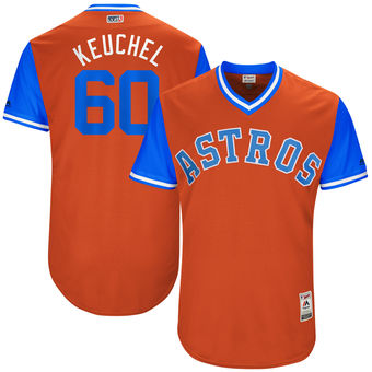 Mens Houston Astros Dallas Keuchel Keuchel Majestic Orange 2017 Players Weekend Authentic Jersey