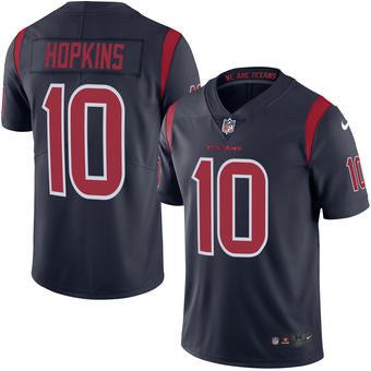 Mens Houston Texans 10 Deandre Hopkins Nike Navy Color Rush Limited Jersey