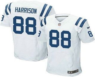 Mens Indianapolis Colts 88 Marvin Harrison White Road Nfl Nike Elite Jersey